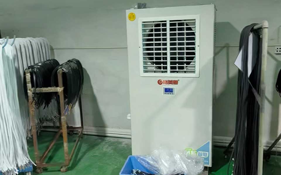 广东东莞电线厂车间降温案例