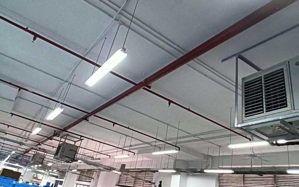 越南黎东集团工厂降温案例