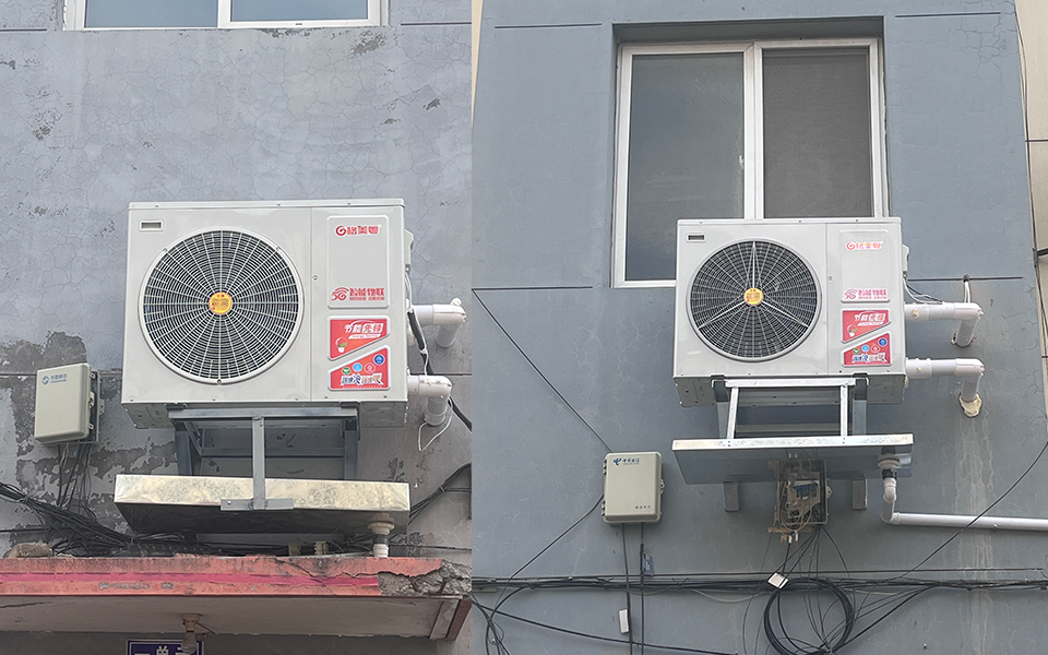 山东省潍坊市寿光市田柳镇4间100㎡楼房空气能供暖项目