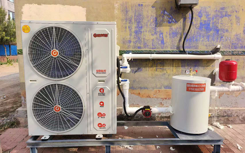 山东省潍坊市寿光市文家街道农村自建房120㎡空气能供暖项目