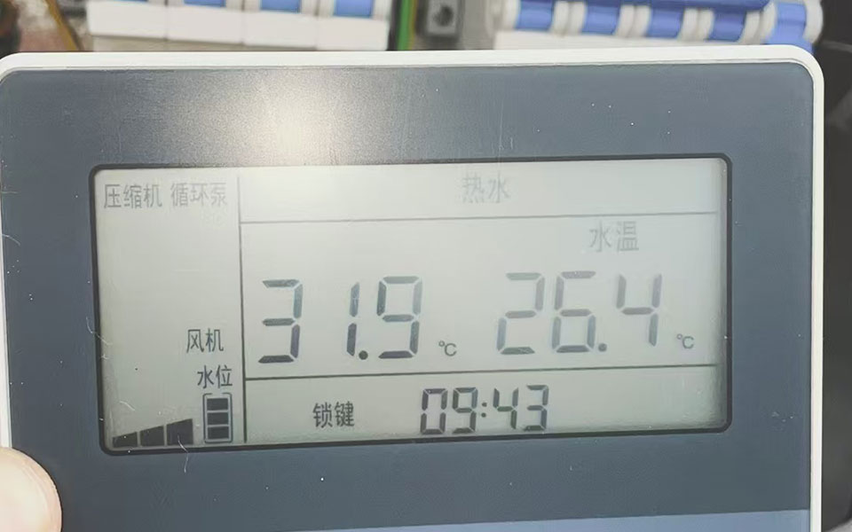 上海中铁隧道嘉闵线工地宿舍空气能热水项目