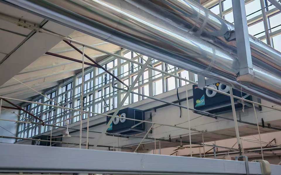 辽宁东港市丹起服装厂车间降温案例