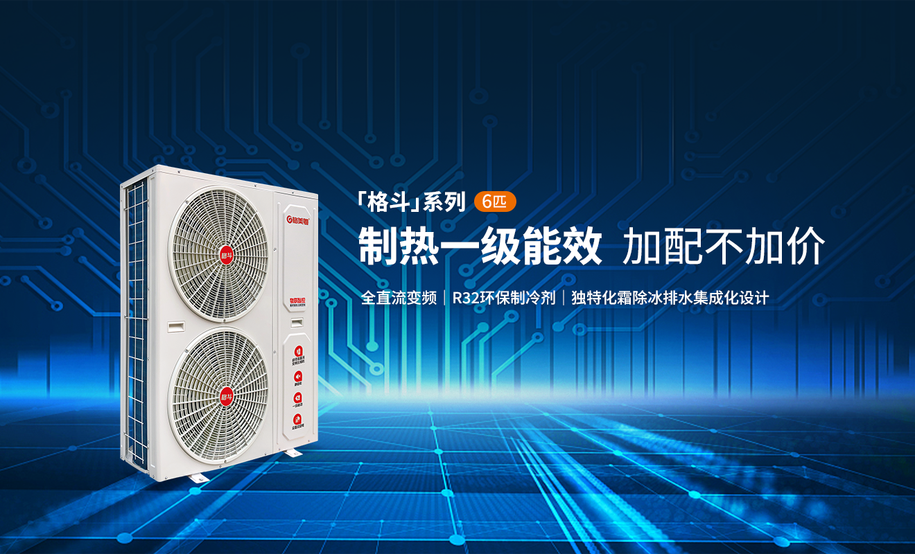 格斗系列6P220V制热一级能效全直流变频空气能产品图片