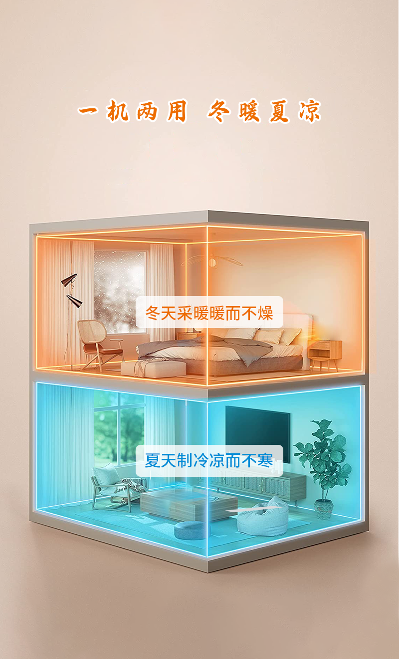 格斗系列6P380V制热一级能效全直流变频空气能产品图片